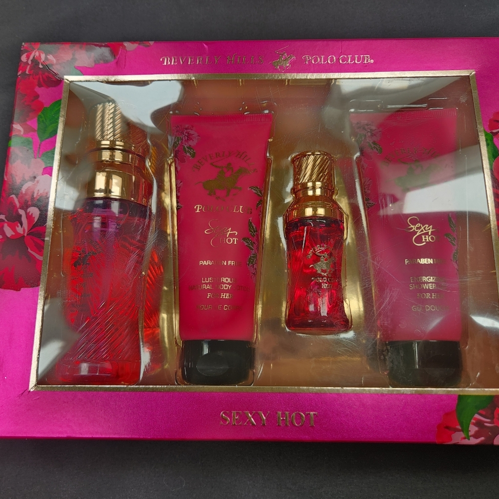 Beverly Hills Polo Club "Sexy Hot" Fragrance Set, NIB